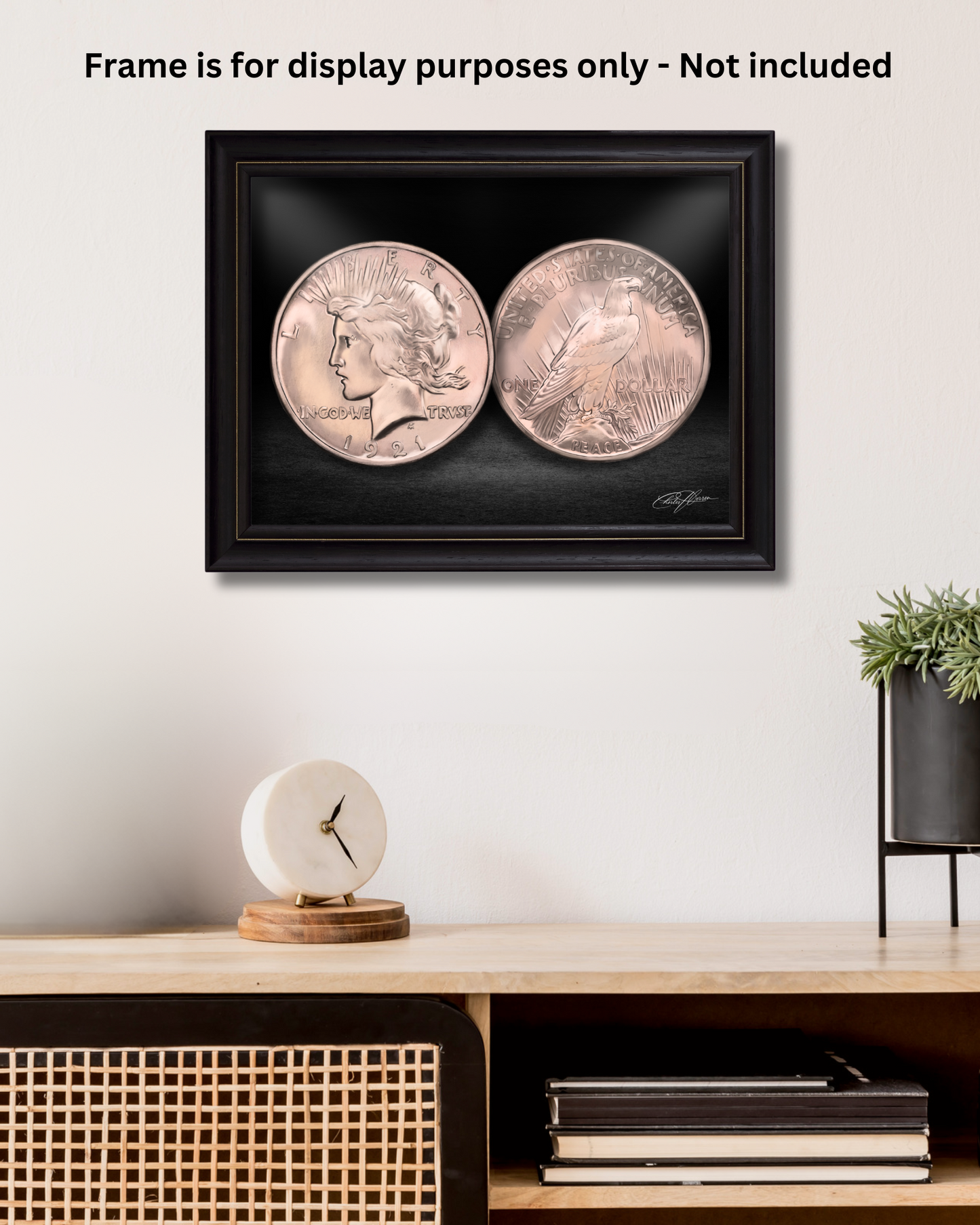 1921 Peace Dollar Fine Art Print (Hand-Signed by Artist)