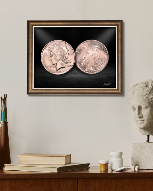 1921 Peace Dollar Fine Art Print (Hand-Signed by Artist)