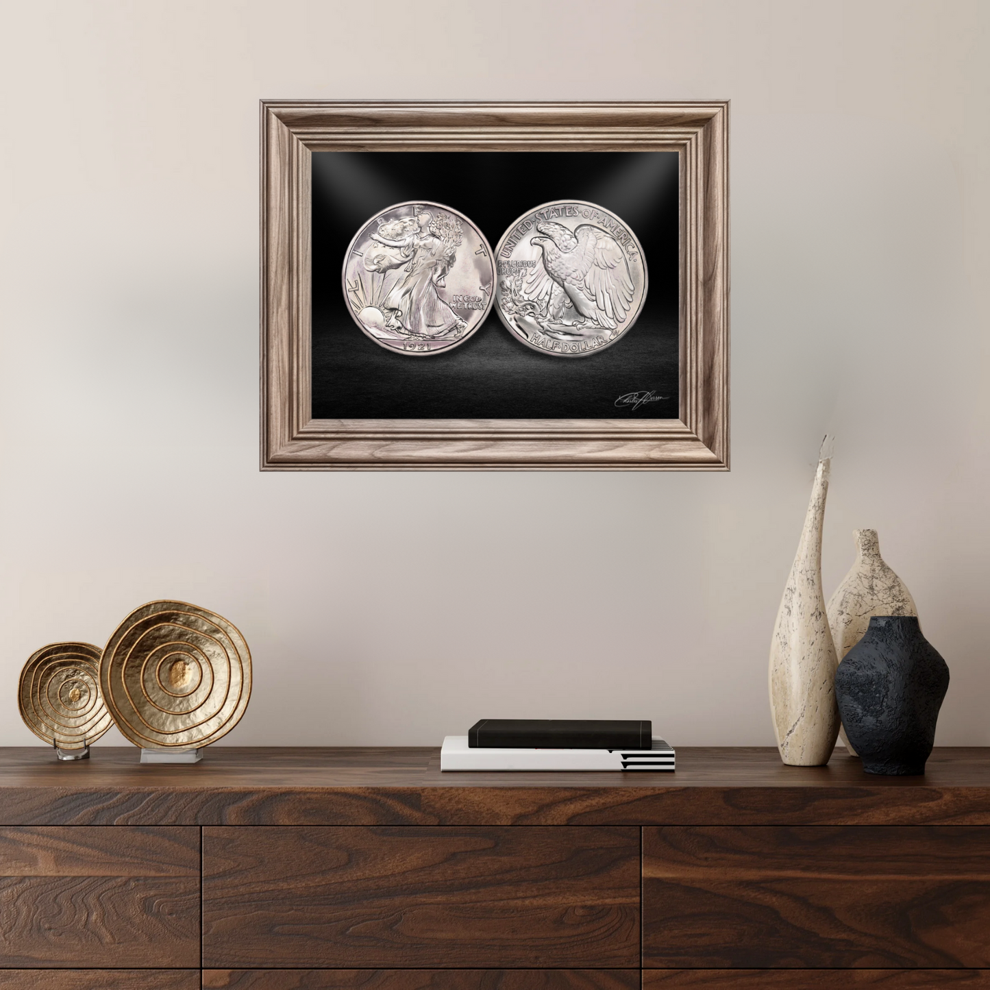 The 1921-S Walking Liberty Half Dollar Fine Art Print