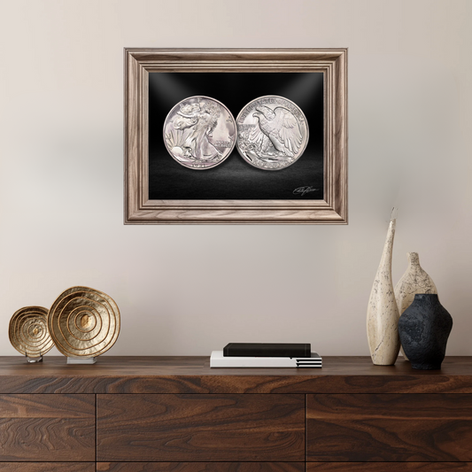 The 1921-S Walking Liberty Half Dollar Fine Art Print