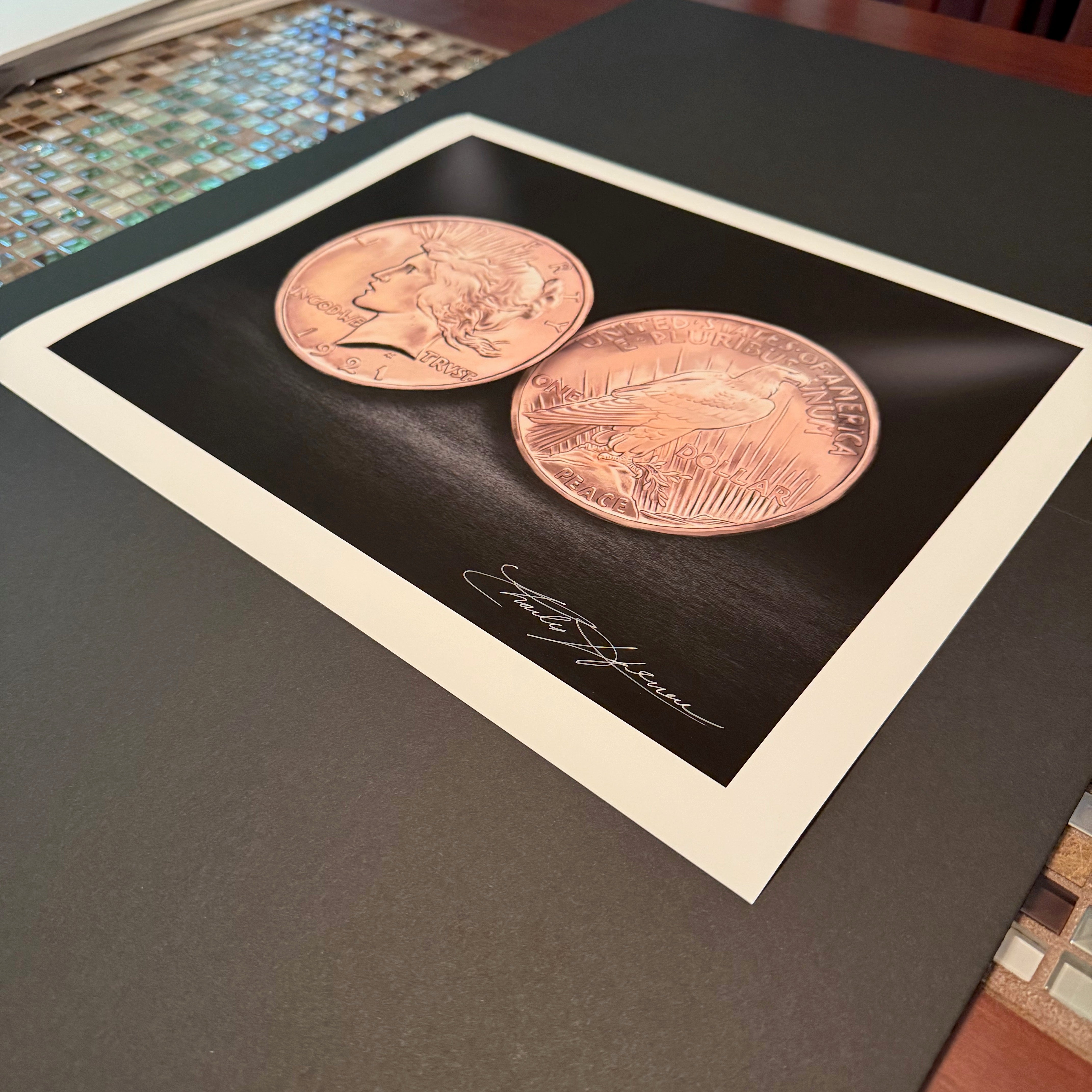 1921 Peace Dollar Fine Art Print (Hand-Signed by Artist) – Charles