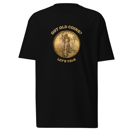 St. Gaudens Double Eagle - Got Old Coins - Men’s Premium T-Shirt (Front & Back)